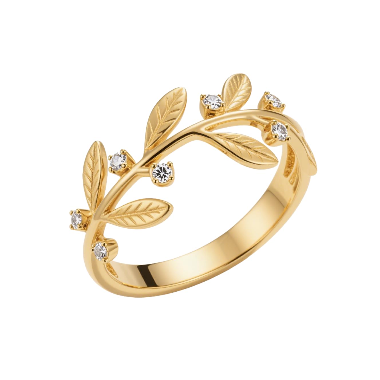 Personalized Leaf Vine Ring for Women 925 Sterling Silver Promise Rings Jewelry Gift for Birthday Christmas Anniversaries