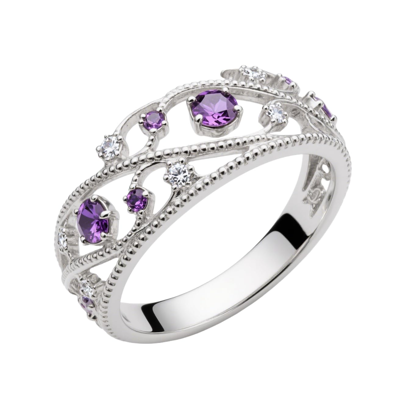 Personalized Leaf Vine Ring for Women 925 Sterling Silver Promise Rings Jewelry Gift for Birthday Christmas Anniversaries