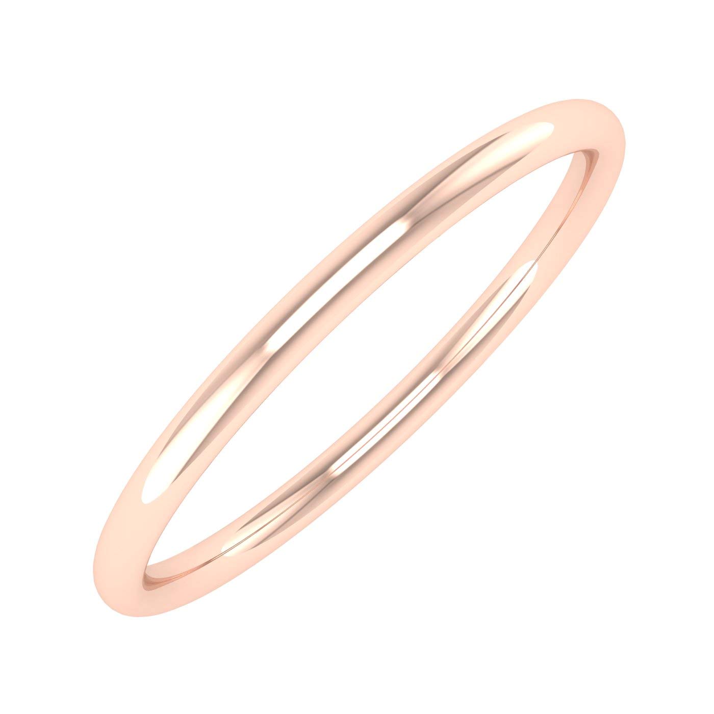 14K Gold 1.5mm Plain Wedding Band
