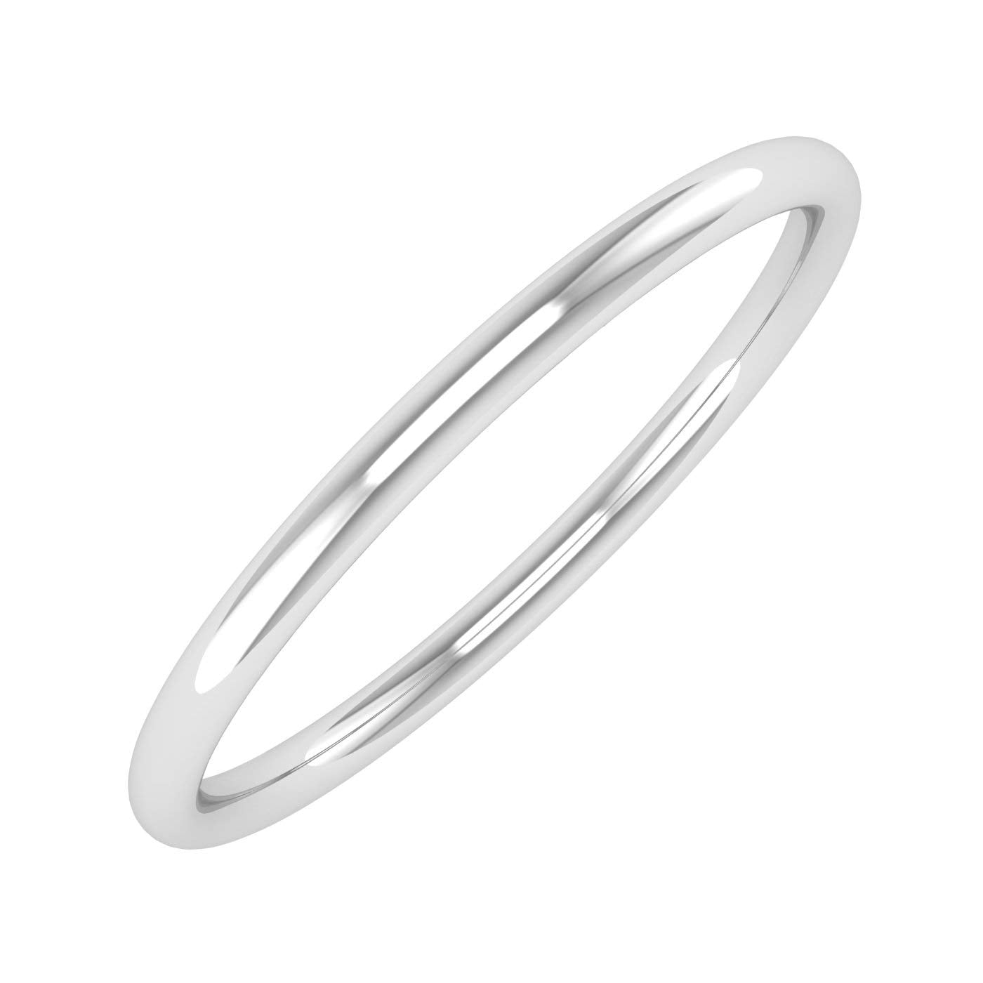 14K Gold 1.5mm Plain Wedding Band