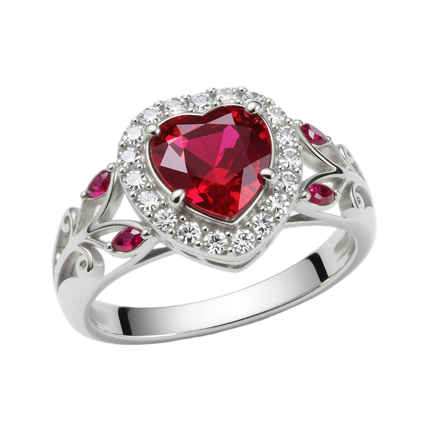 Customizable Birthstone Rings for Women, 925 Sterling Silver Created Gemstone 5A Cubic Zirconia Cushion/Marquise Engagement Ring, 1ct Halo Promise Rings for Her Anniversary Wedding Jewerly