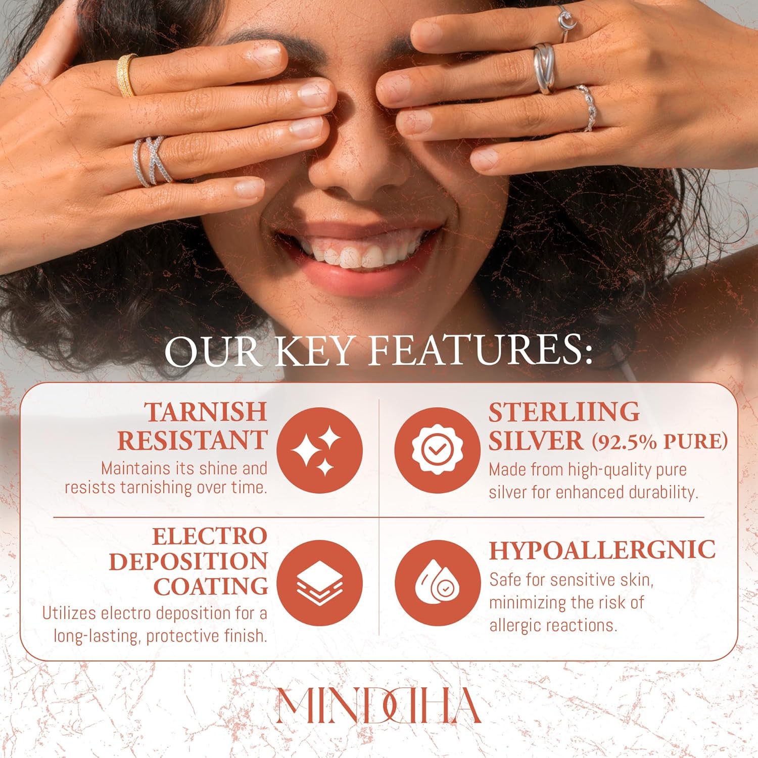 Minddha Sterling Silver Wedding Band - 925 Pure Silver Ring for Women & Men | Elegant Band for Special Occasions